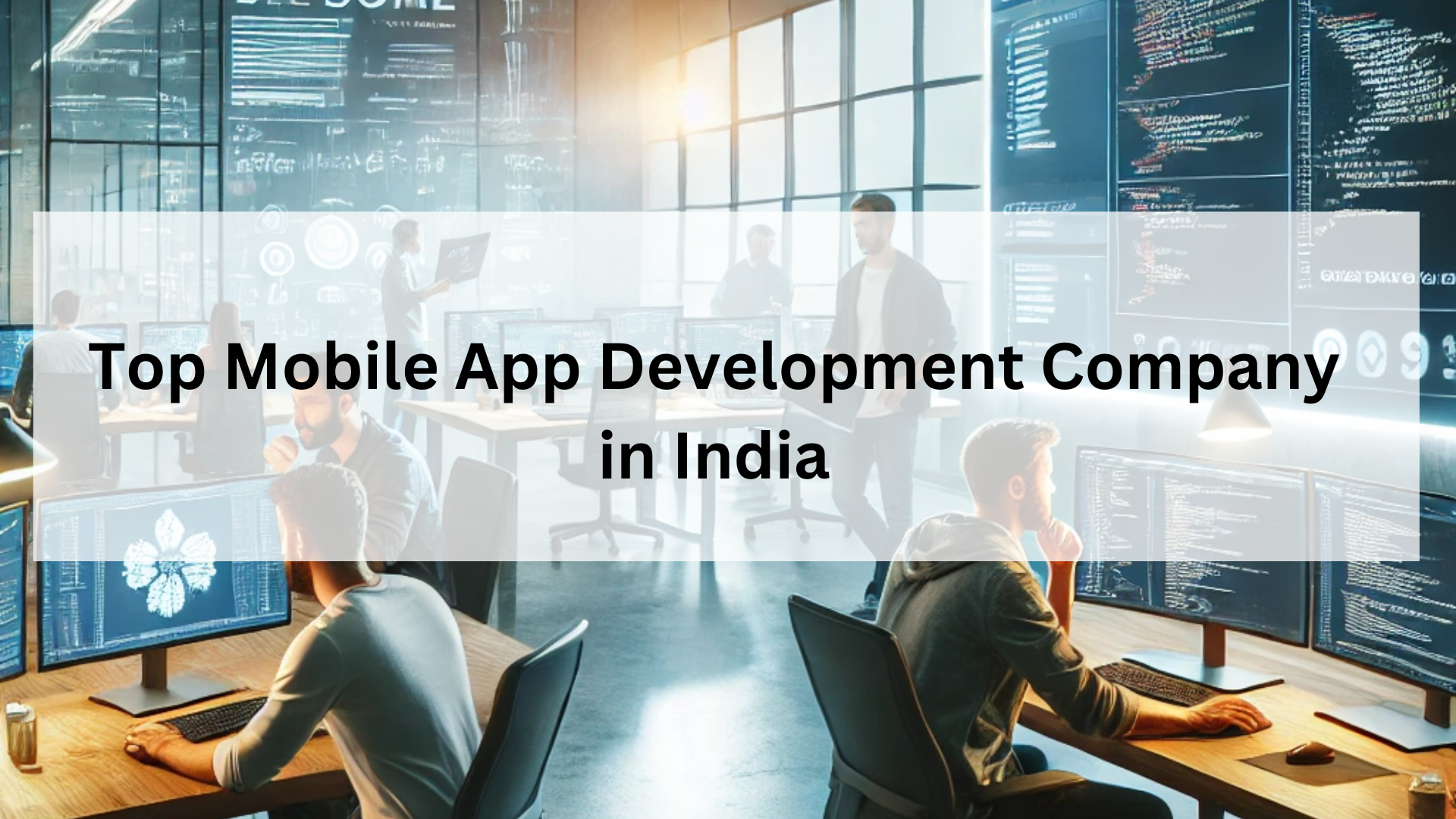 Top Mobile App Development Company in India